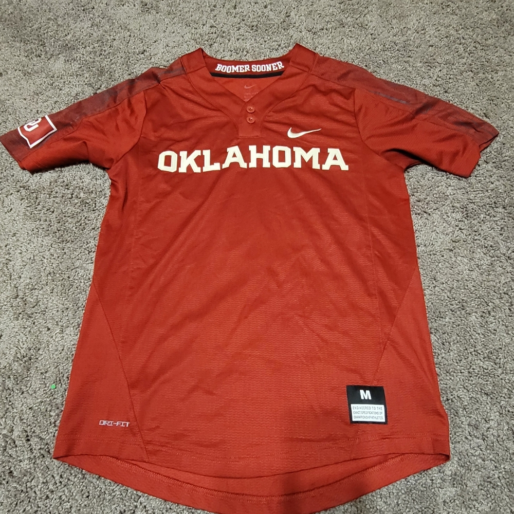 Nike DriFit OU softball baseball Jersey